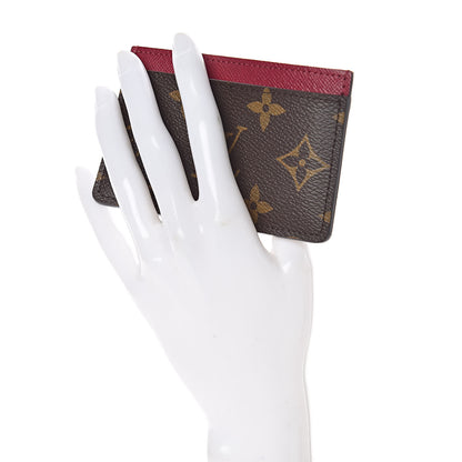 Louis Vuitton Monogram Card Holder Fuchsia 2 of 6