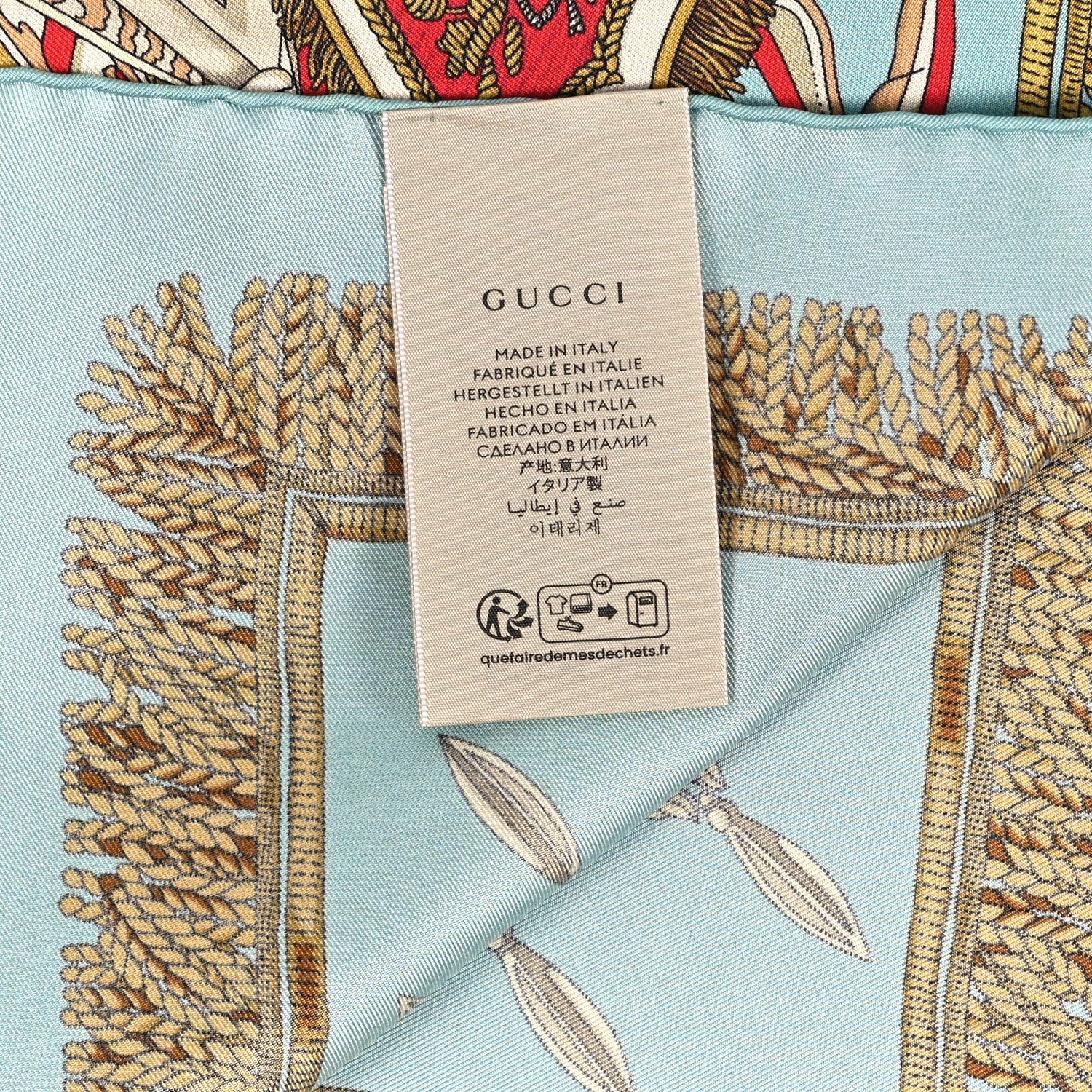 Gucci Silk Grand Uniforme Scarf 90 3 of 3