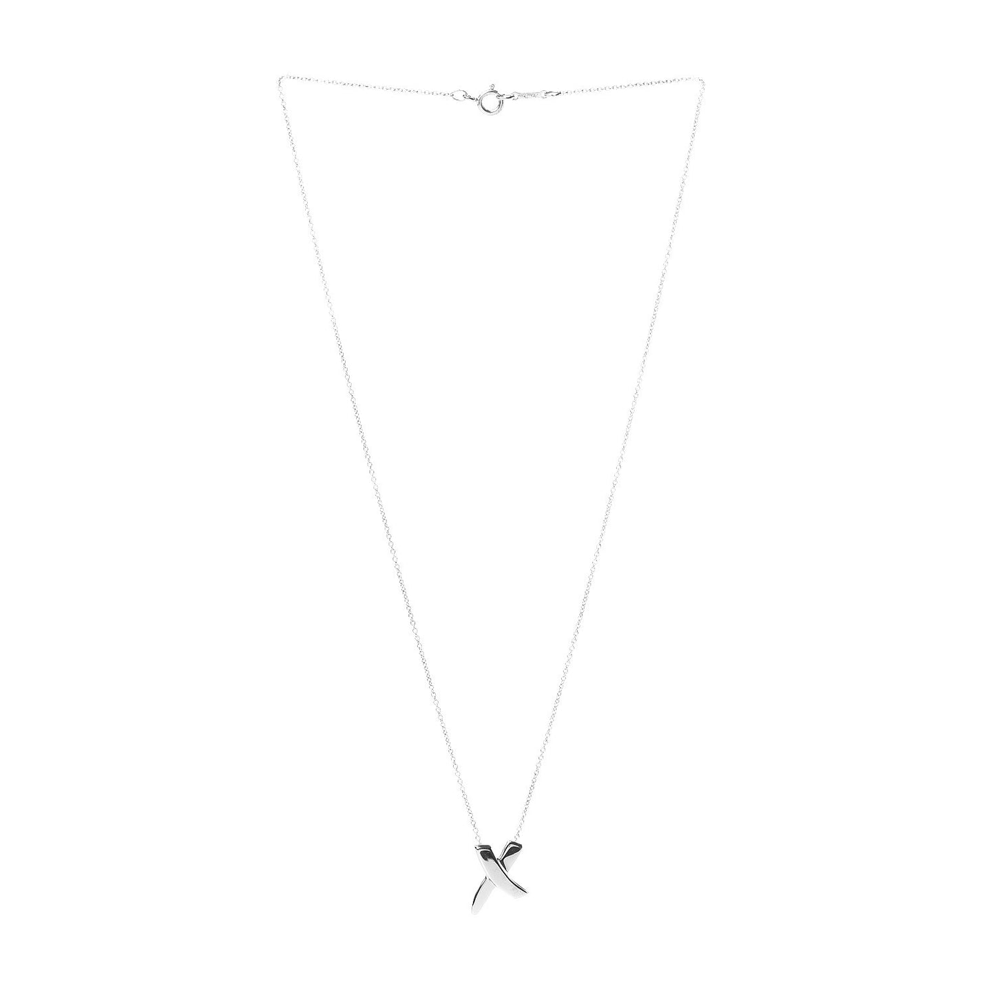 Sterling Silver Paloma Picasso Graffiti X Pendant Necklace