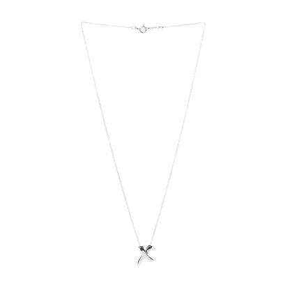 Tiffany Sterling Silver Paloma Picasso Graffiti X Pendant Necklace 3 of 5