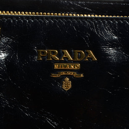 Prada Vitello Shine Tote Nero Black 3 of 12