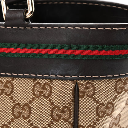 Gucci Monogram Web Medium Mayfair Tote Dark Brown 12 of 18