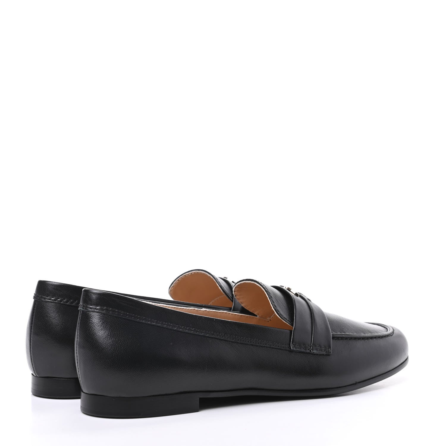 Chanel Lambskin CC Loafers 38 Black 4 of 11