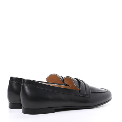 Chanel Lambskin CC Loafers 38 Black 4 of 11