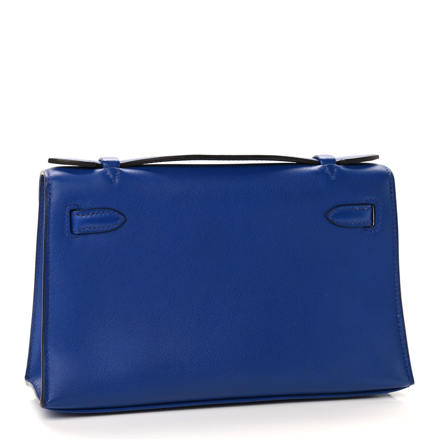 Hermes Swift Kelly Pochette Clutch Bleu Saphir 2 of 8