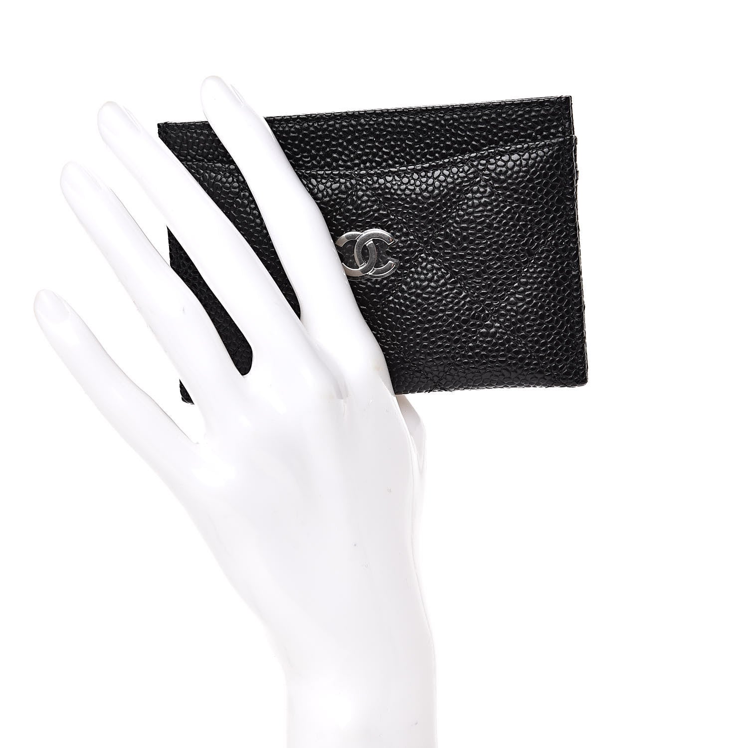 Chanel Caviar Quilted Card Holder Black 2 of 9