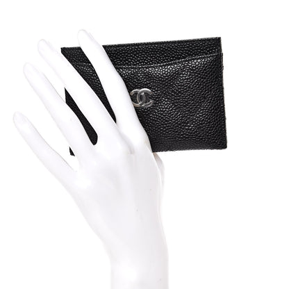 Chanel Caviar Quilted Card Holder Black 2 of 9