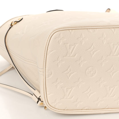 Louis Vuitton Empreinte Monogram Giant Neverfull MM Cream 7 of 8