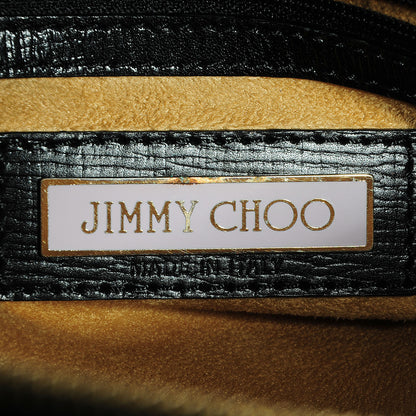 Jimmy Choo Leather Tahula Hillary Doctor Bag Black 6 of 9