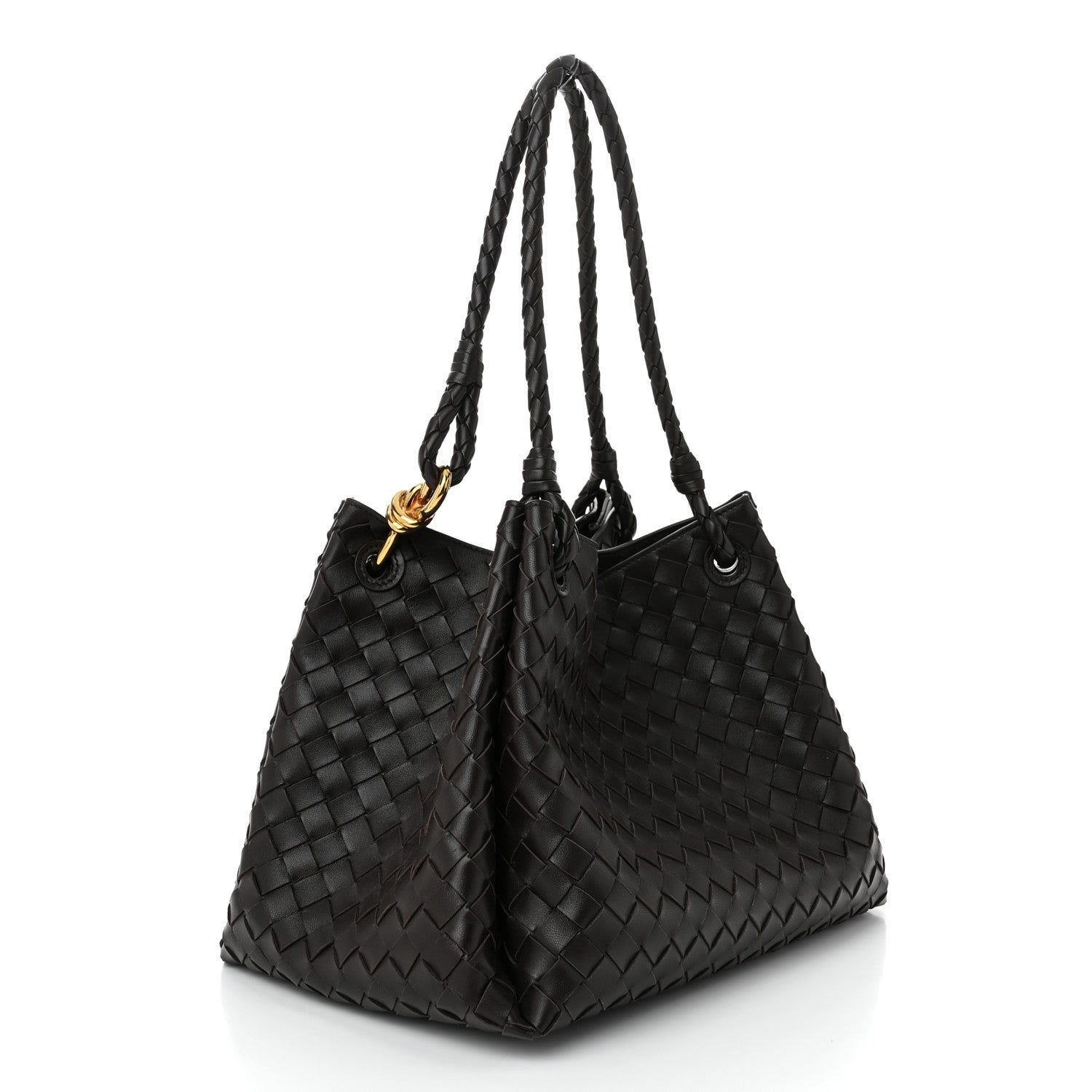 Bottega Veneta Nappa Intrecciato Large Andiamo Parachute Shoulder Bag Fondant 3 of 9