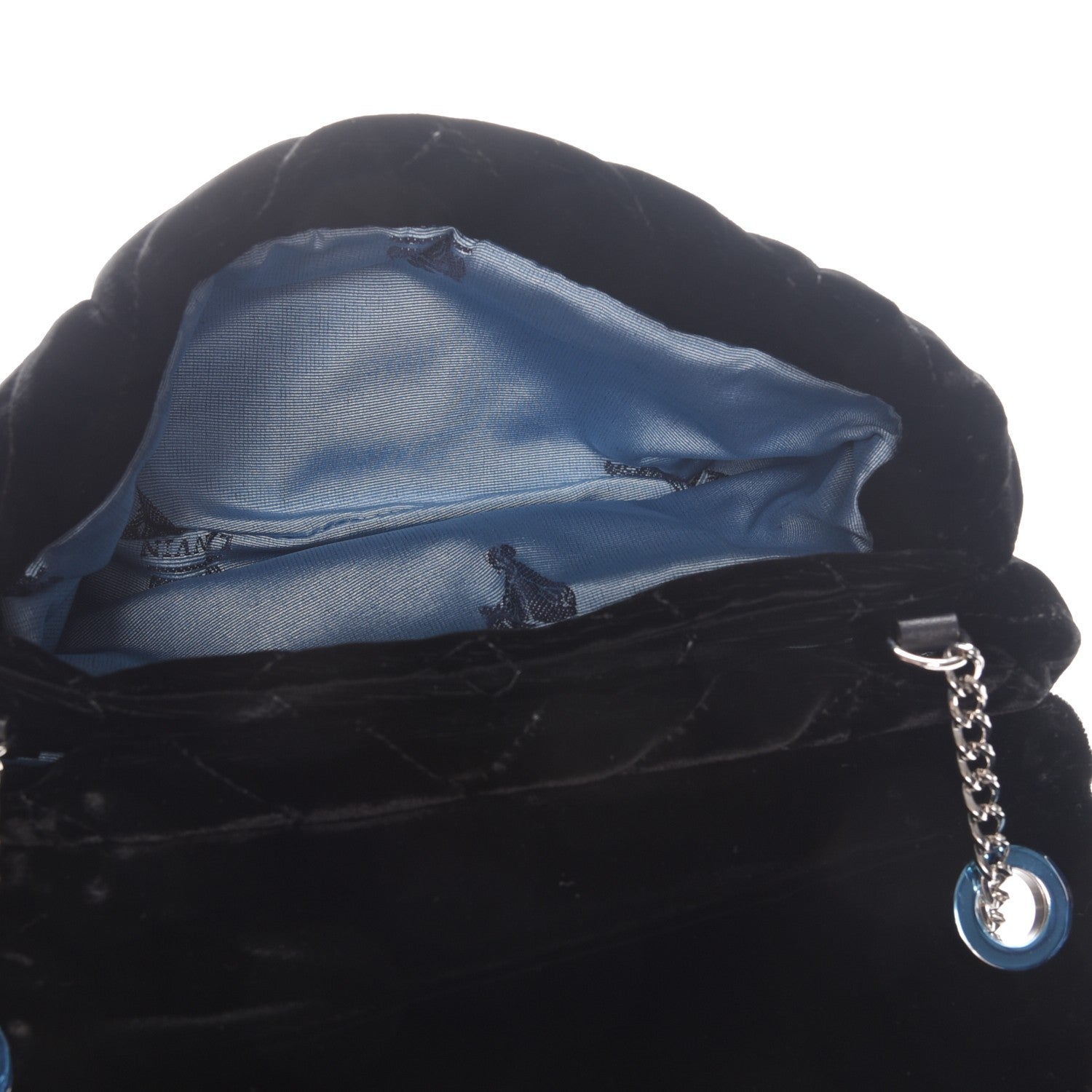 Lanvin Velvet Mini Sugar Flap Shoulder Bag Black 5 of 6