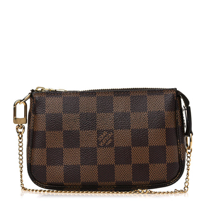 Louis Vuitton Damier Ebene Mini Pochette Accessories 1 of 8