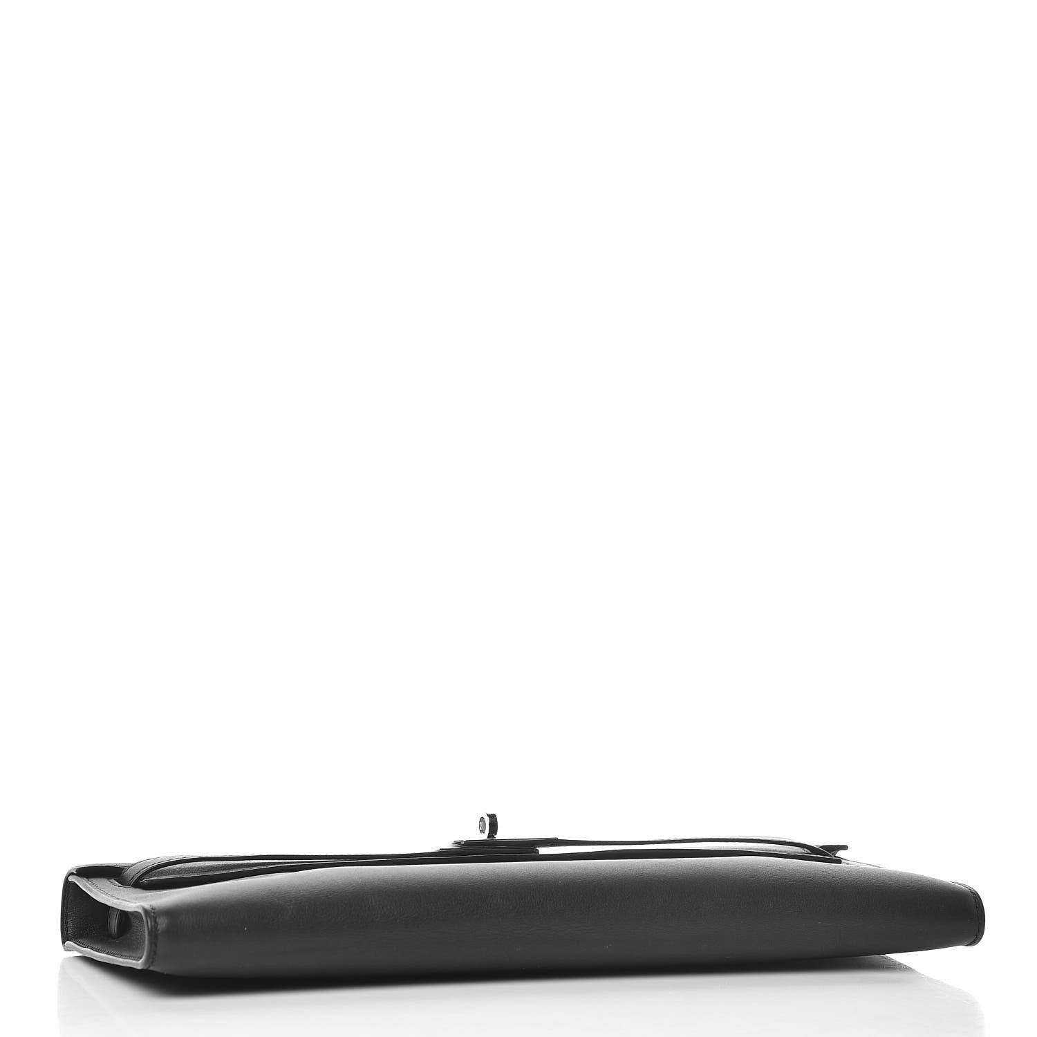 Hermes Swift Kelly Cut Clutch Pochette Black 4 of 12