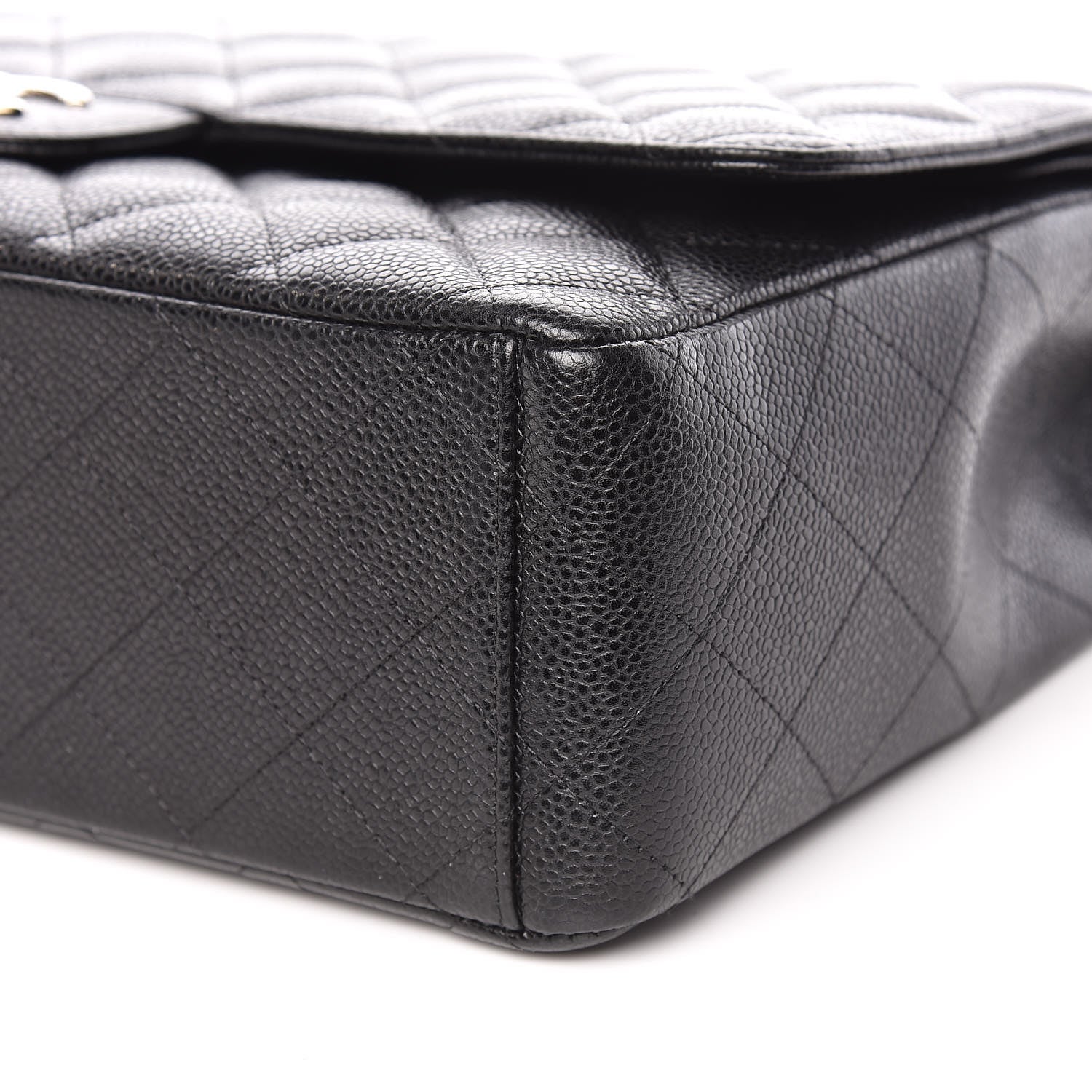 Chanel Caviar Quilted Maxi Double Flap Black 10 of 11