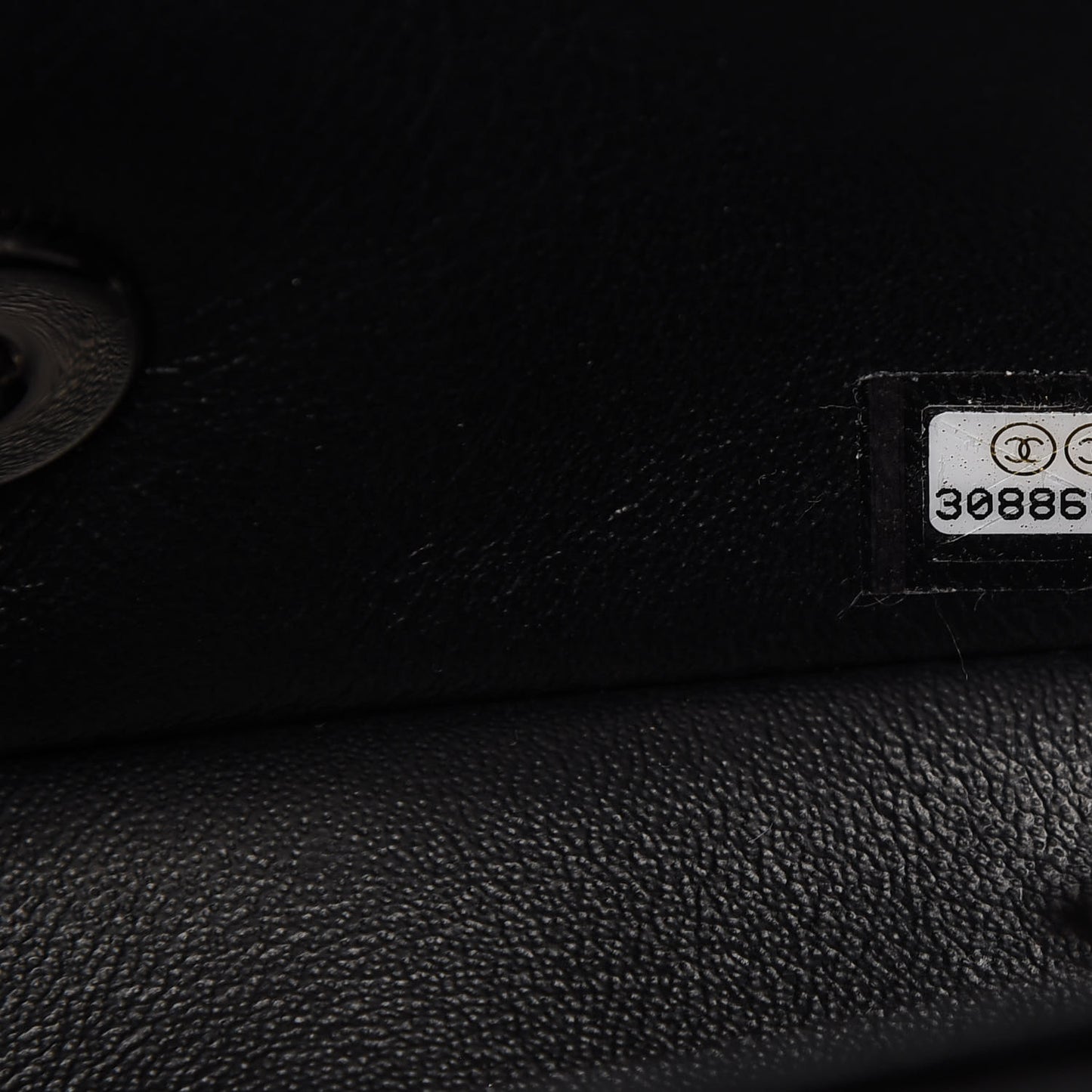 Lambskin Quilted Mini Square Flap Black
