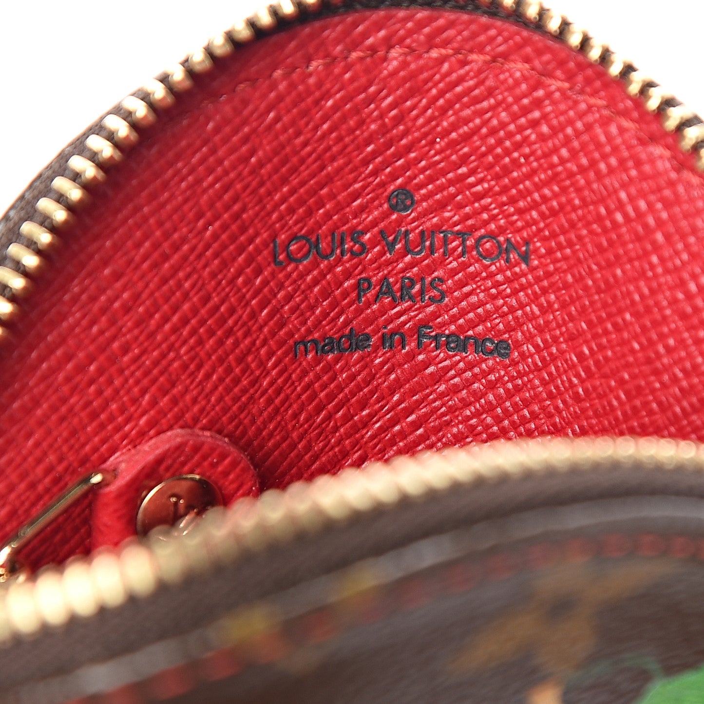 Monogram Cerises Round Coin Purse