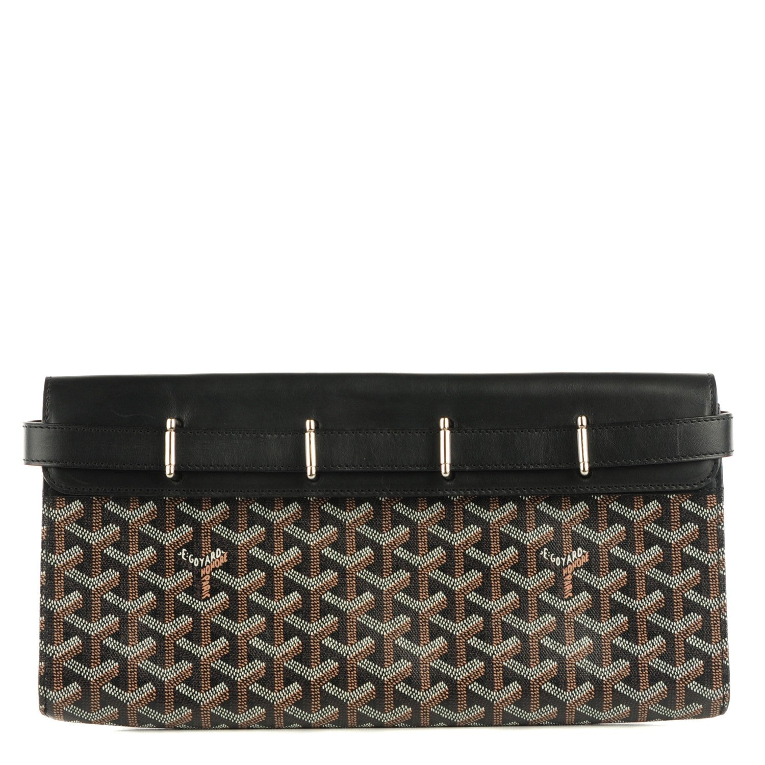 Goyard Goyardine Clutch Black 1 of 6
