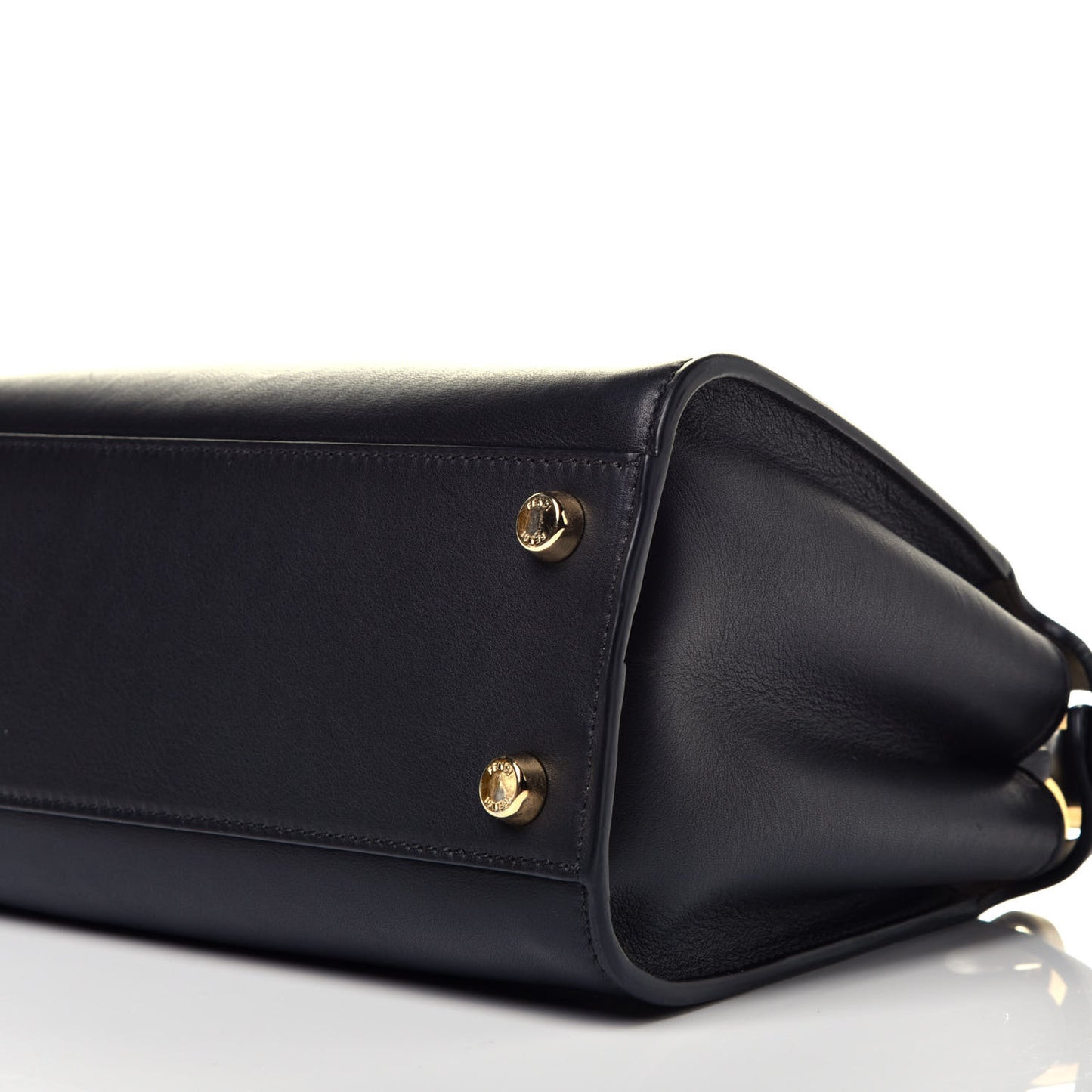 Vitello Tahiti Burro Medium Peekaboo Iconic Essentially Satchel Black Corda