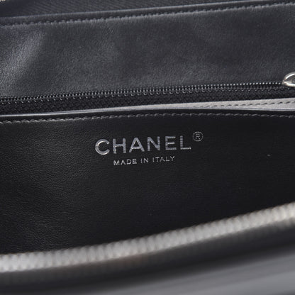 Chanel Vinyl Patent Lipstick Wristlet Wallet Black 7 of 9