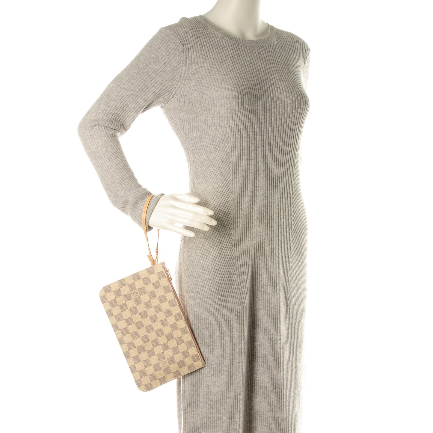 Damier Azur Neverfull MM GM Pochette Rose Ballerine