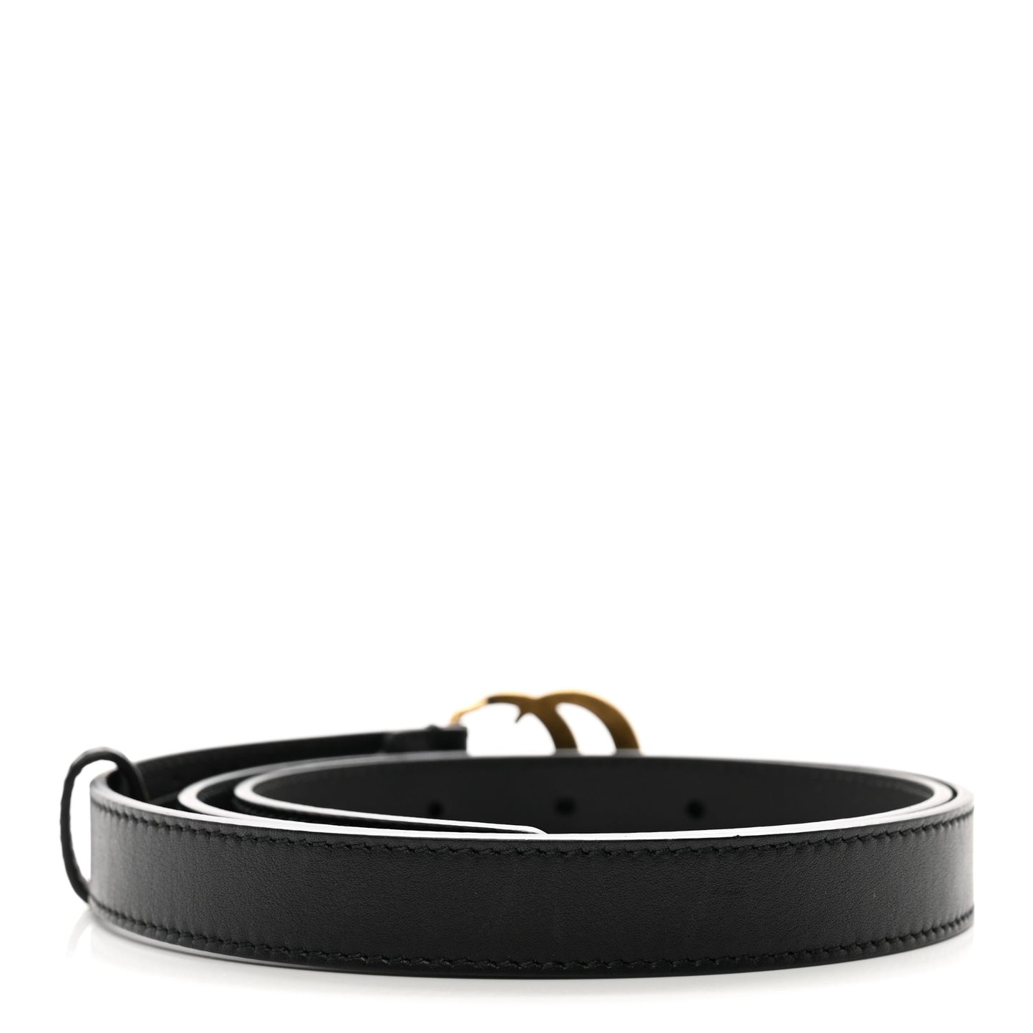 Calfskin Double G 20mm Belt 85 34 Black
