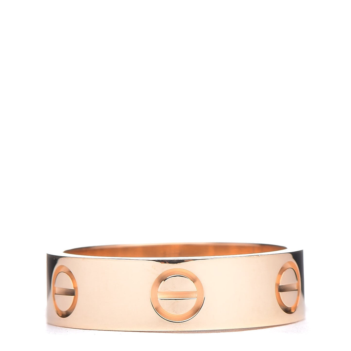 18K Yellow Gold 5.5mm LOVE Ring 54 6.75