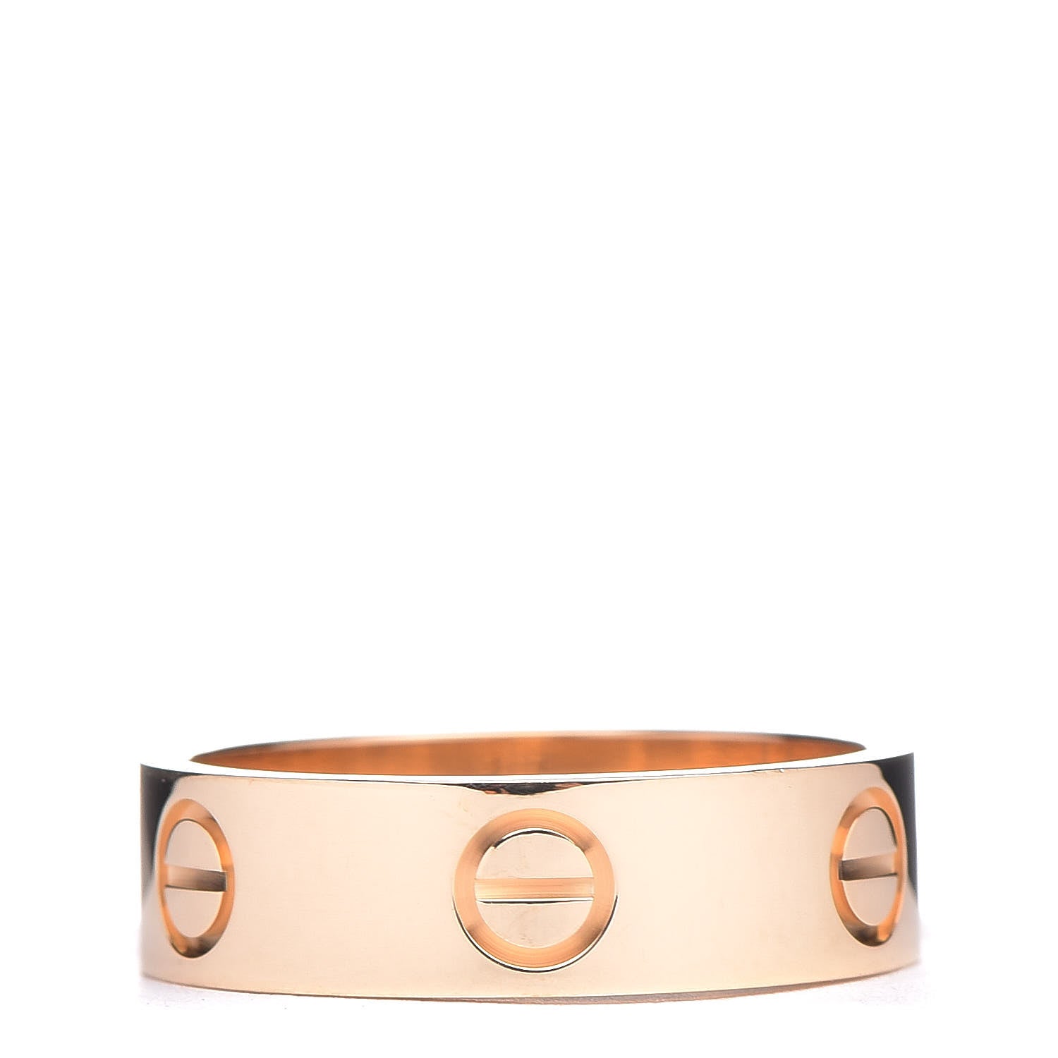 Cartier 18K Yellow Gold 5.5mm LOVE Ring 54 6.75 1 of 5