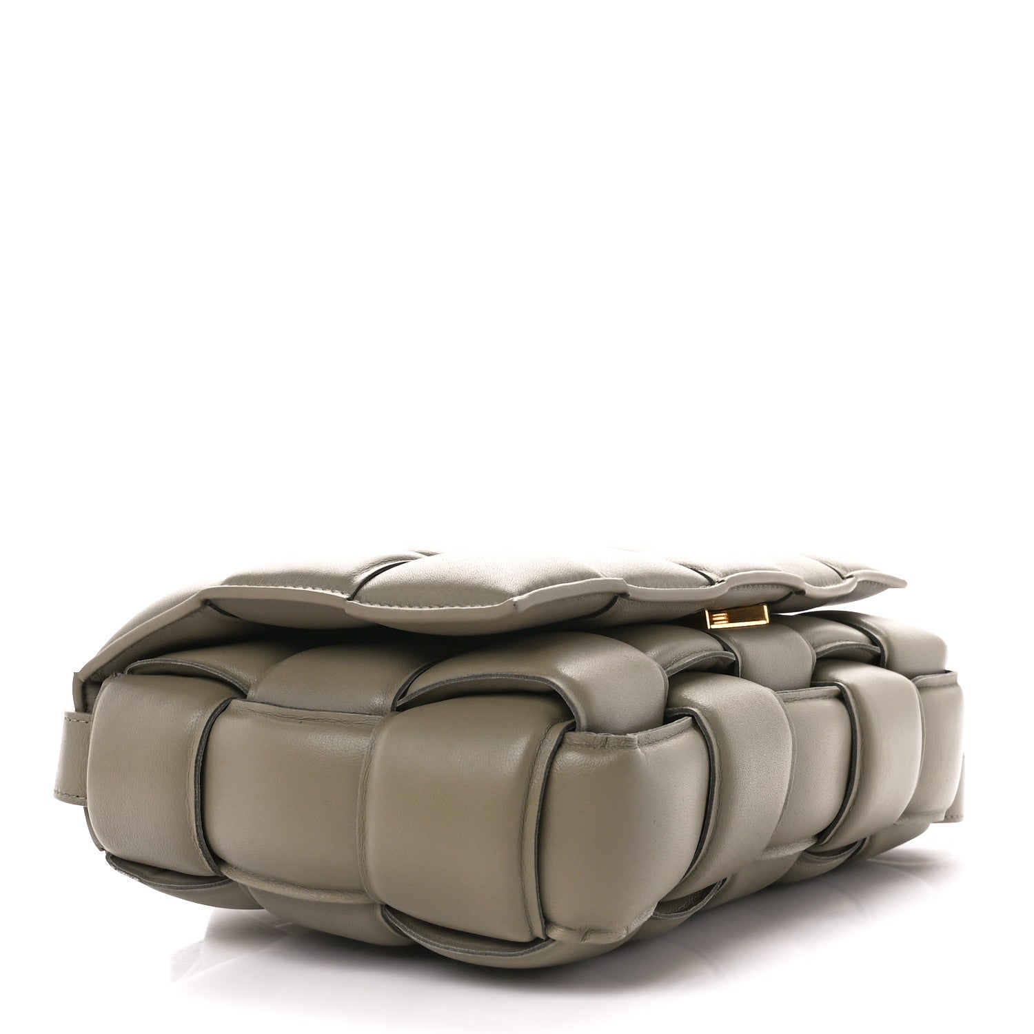 Bottega Veneta Nappa Maxi Intreccio Padded Cassette Crossbody Bag Taupe 4 of 14