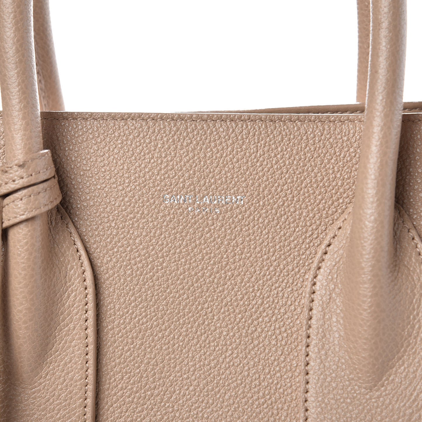 Grained Calfskin Small Sac De Jour Dark Beige