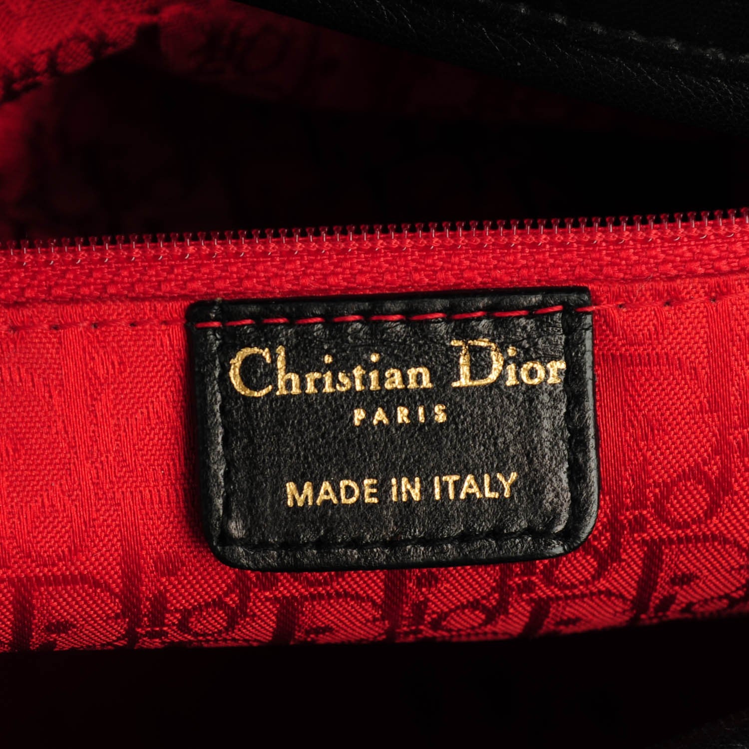 Christian Dior Lambskin Cannage Large Lady Dior Black 6 of 8