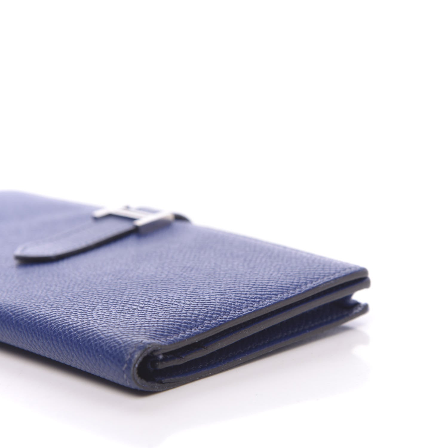 Hermes Epsom Bearn Gusset Wallet Bleu Electrique 9 of 9