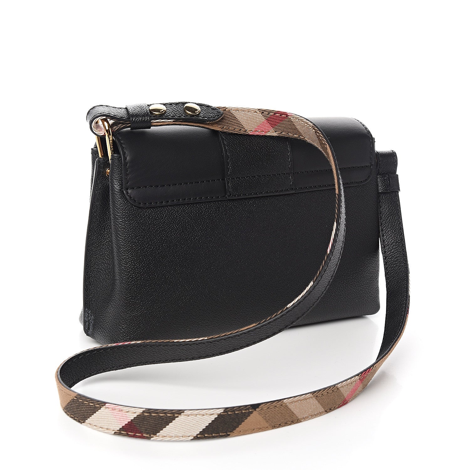 Burberry Soft Grain Calfskin Small Medley Crossbody Black 3 of 9