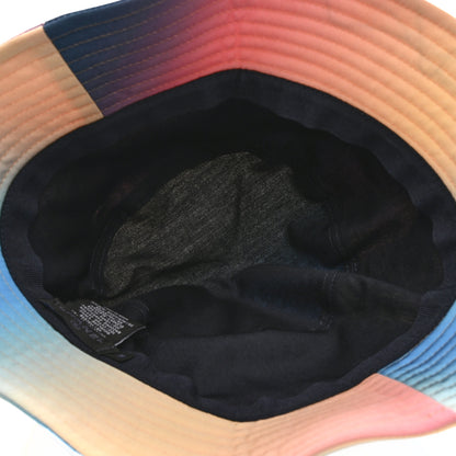 Chanel Canvas Crystal Ombre CC Bucket Hat M Pink Yellow Blue 7 of 8
