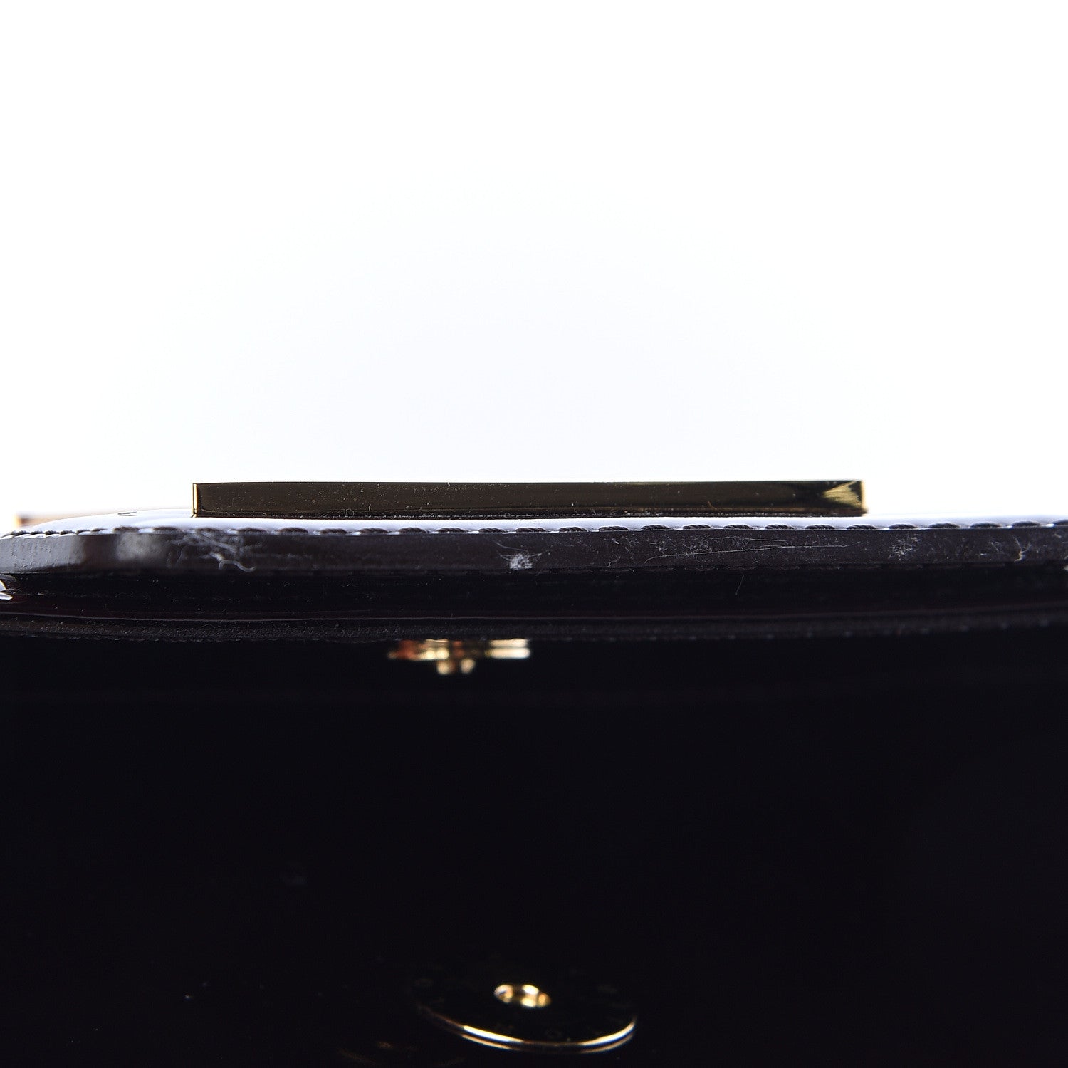 Louis Vuitton Patent Sobe Clutch Amarante 7 of 9