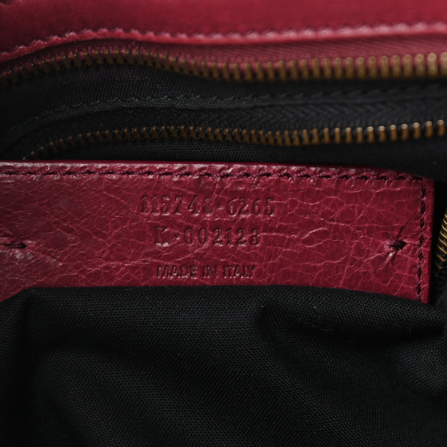 Balenciaga Agneau Classic Hardware City Cassis 6 of 10