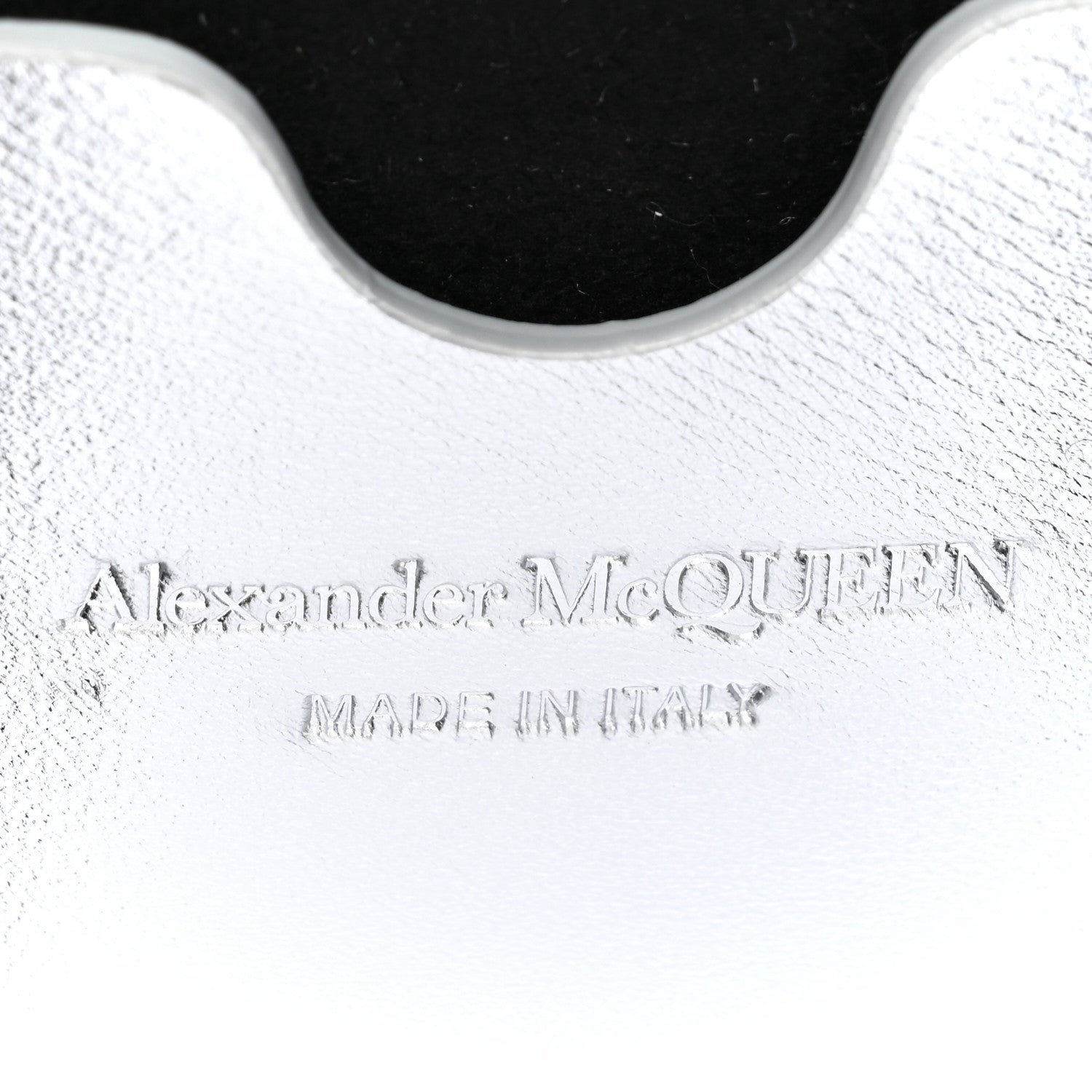 Alexander McQueen Metallic Lambskin Quilted Knuckle Shoulder Bag Silver 6 of 10