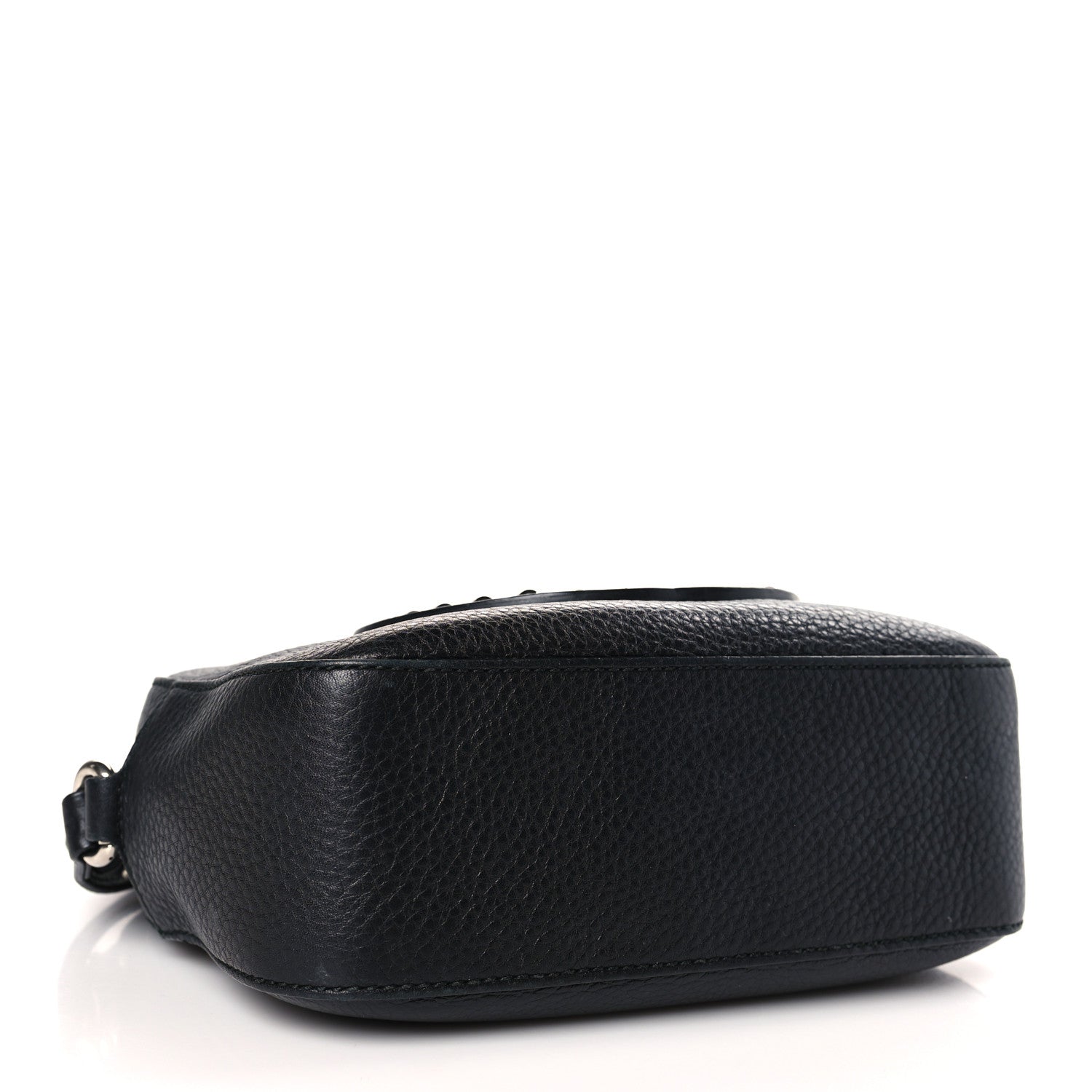 Gucci Pebbled Calfskin Studded Small Soho Disco Bag Black 4 of 10
