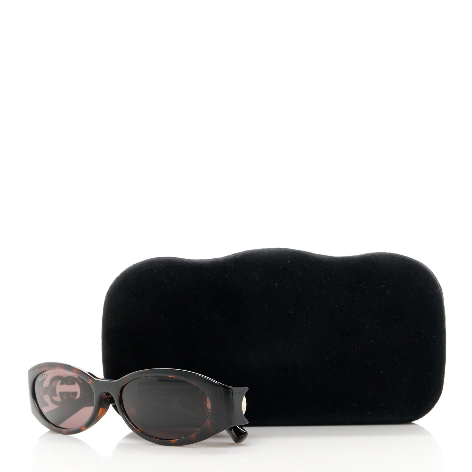 Gucci Acetate Oval Sunglasses GG1660S Tortoise 8 of 8