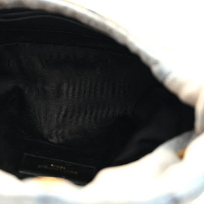 Saint Laurent Denim Quilted Toy Loulou Puffer Monogram Chain Satchel Blue Cinnamon 5 of 10