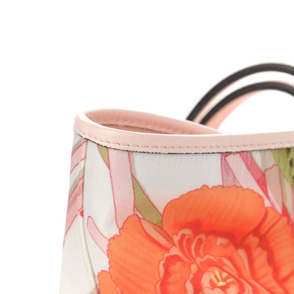 Salvatore Ferragamo Nylon Calfskin Vimini Travel Tote Pink Lemonade 16 of 16