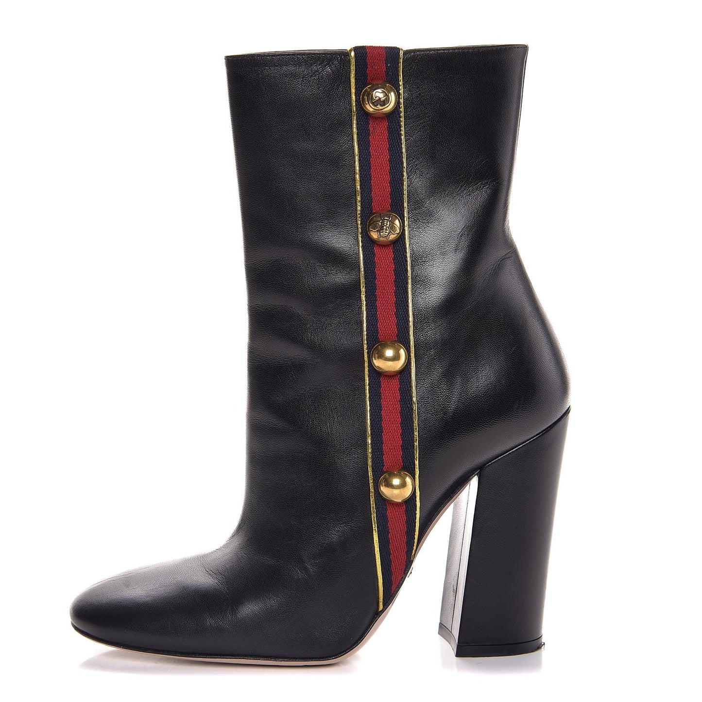 Malaga Kid Web Carly Mid Calf Boots 38.5 Black