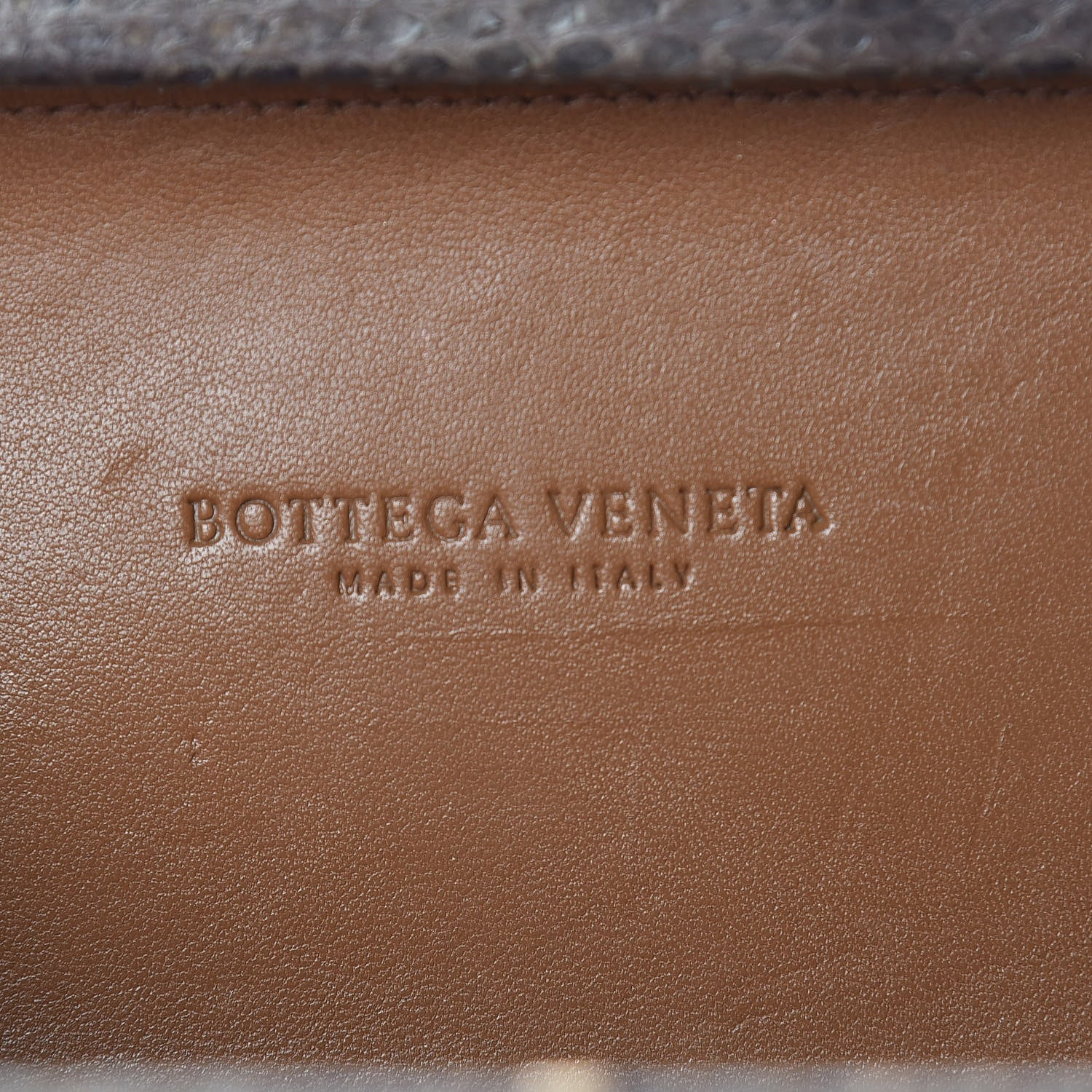 Bottega Veneta Ayers Grained Calfskin Intrecciato Knot Studded Clutch 6 of 14