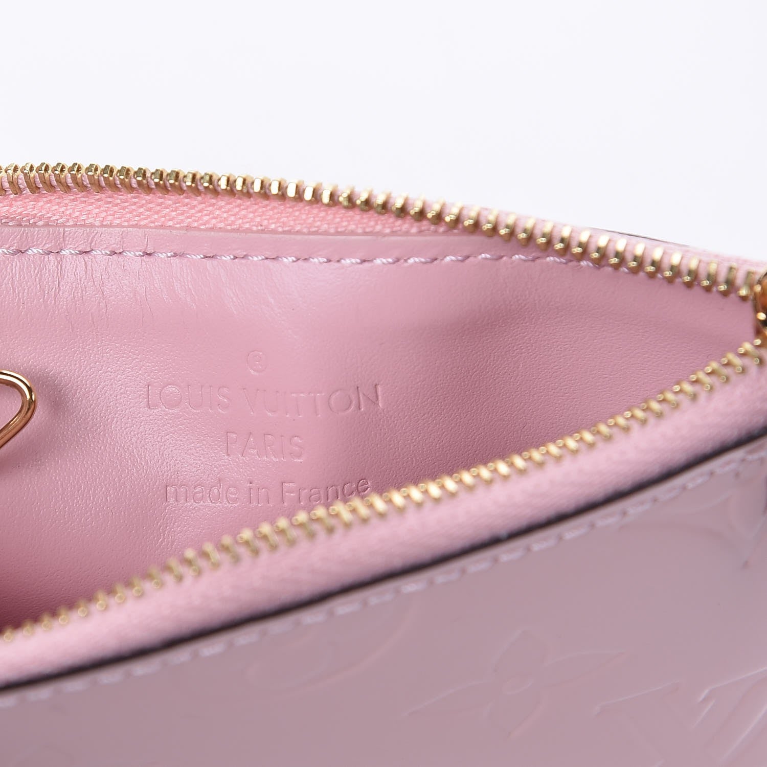 Louis Vuitton Vernis Key Pouch Rose Ballerine 6 of 8