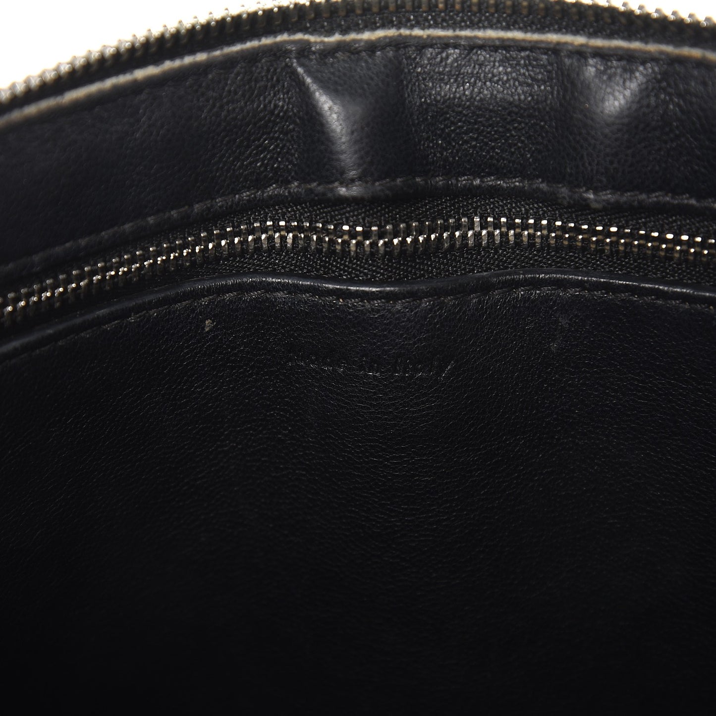 Supple Calfskin Medium Edge Shoulder Bag Black