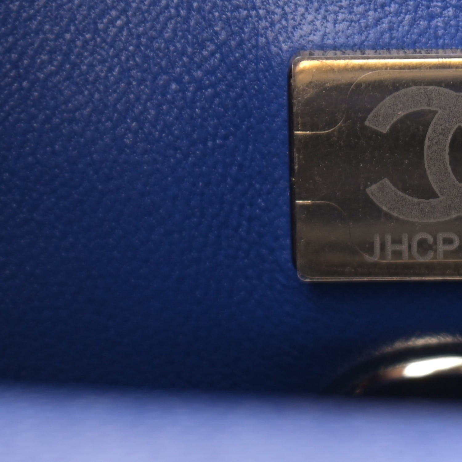 Chanel Caviar Quilted Mini Coco Handle Flap Blue 6 of 8