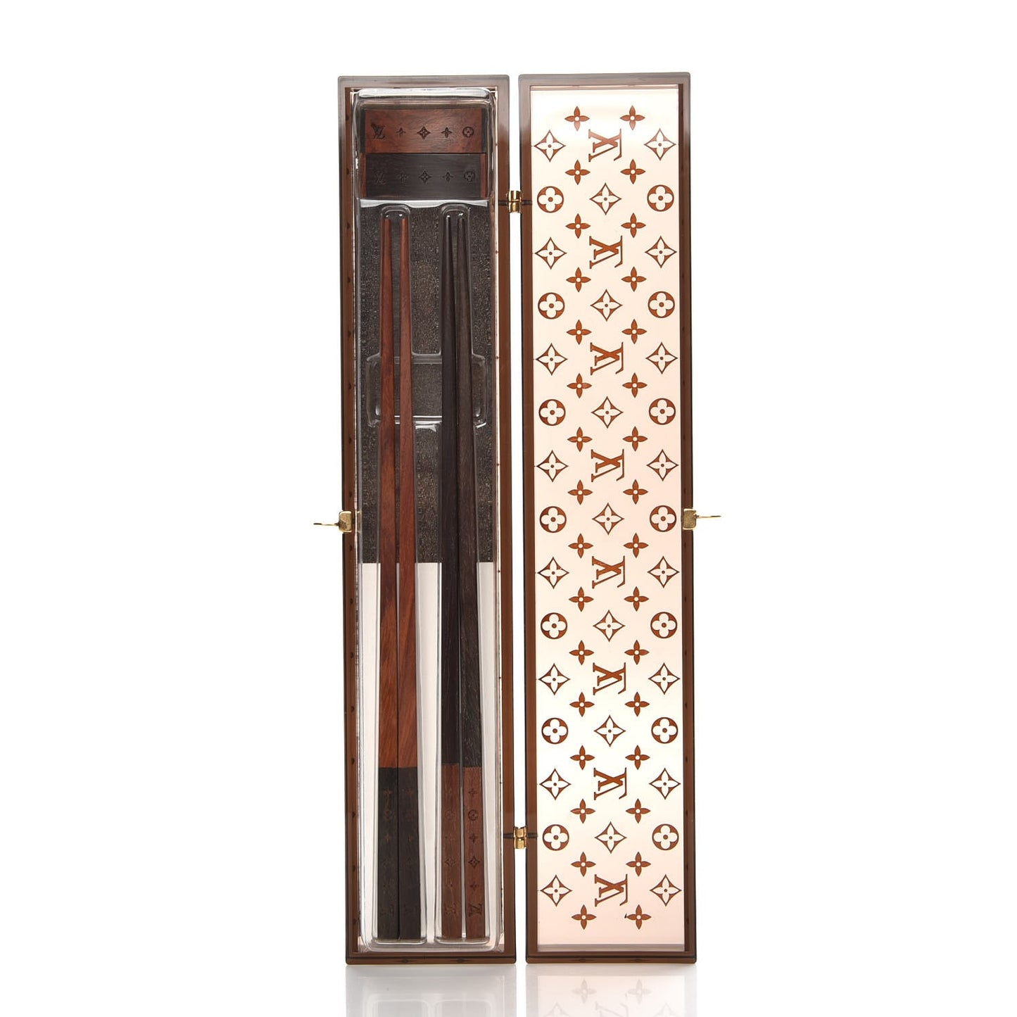 Rosewood Monogram Chopsticks with Case