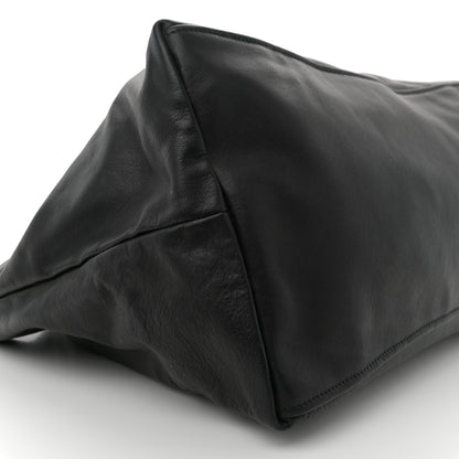 Prada Soft Calf Chain Tote Black 8 of 10