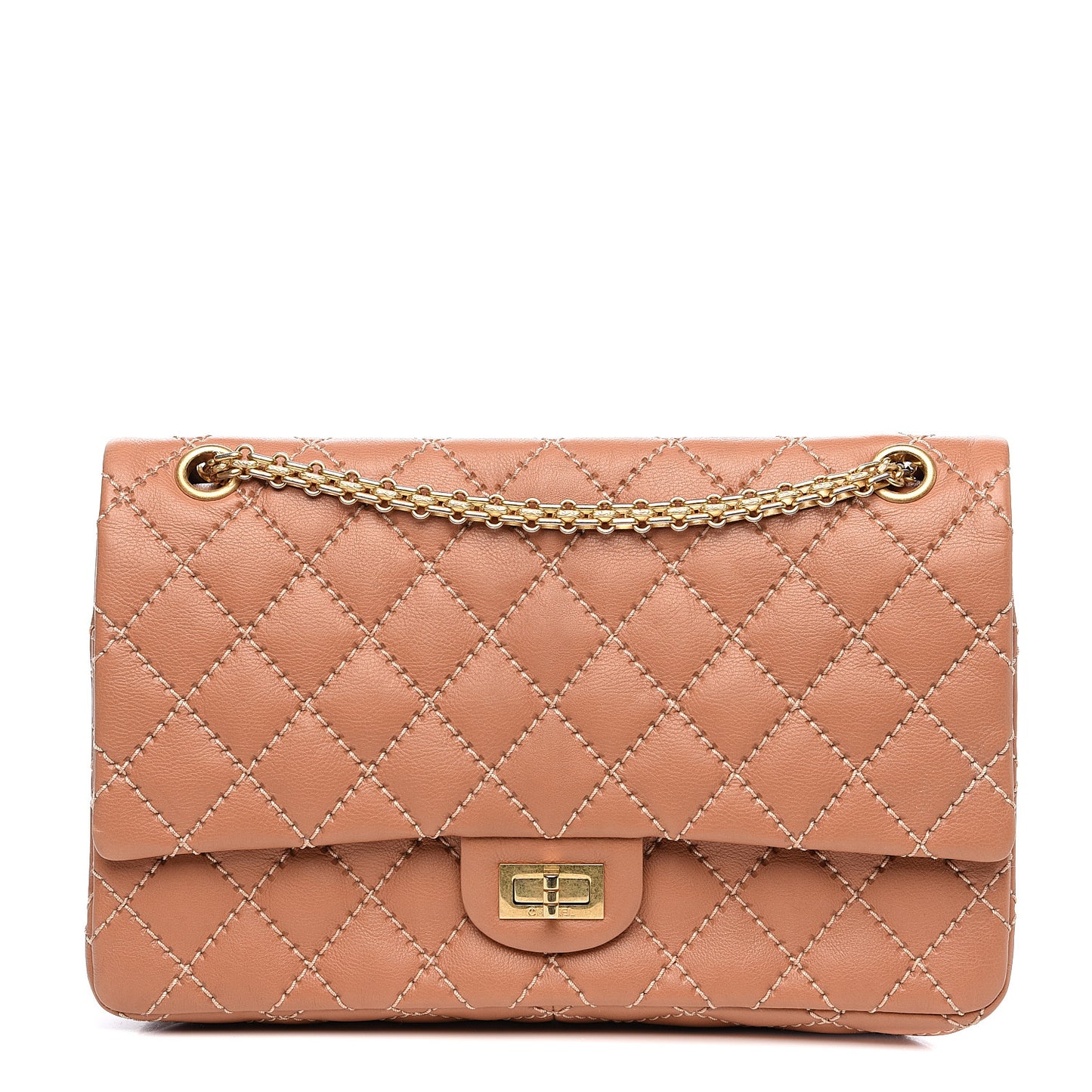 Calfskin Stitched 2.55 Reissue 226 Flap Beige