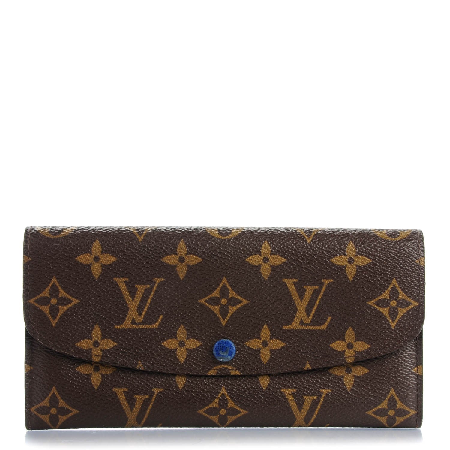 Louis Vuitton Monogram Emilie Wallet Blue 1 of 7