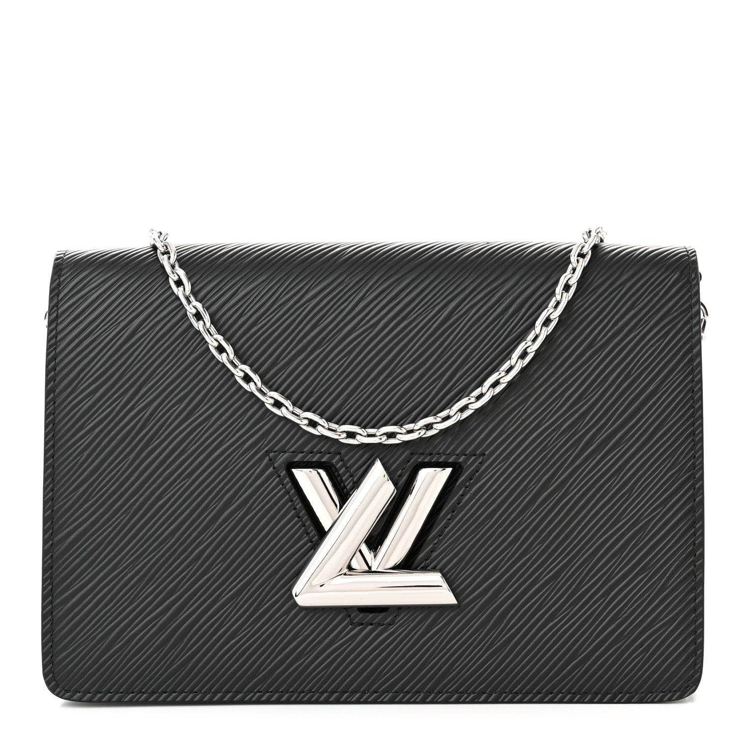 Louis Vuitton Epi Twist Belt Chain Wallet Black 1 of 10